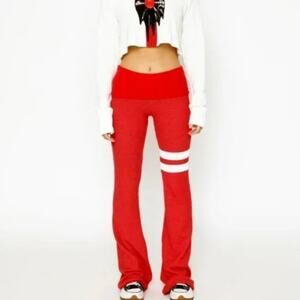 Boys Lie Thermal Ribbed Foldover Pants